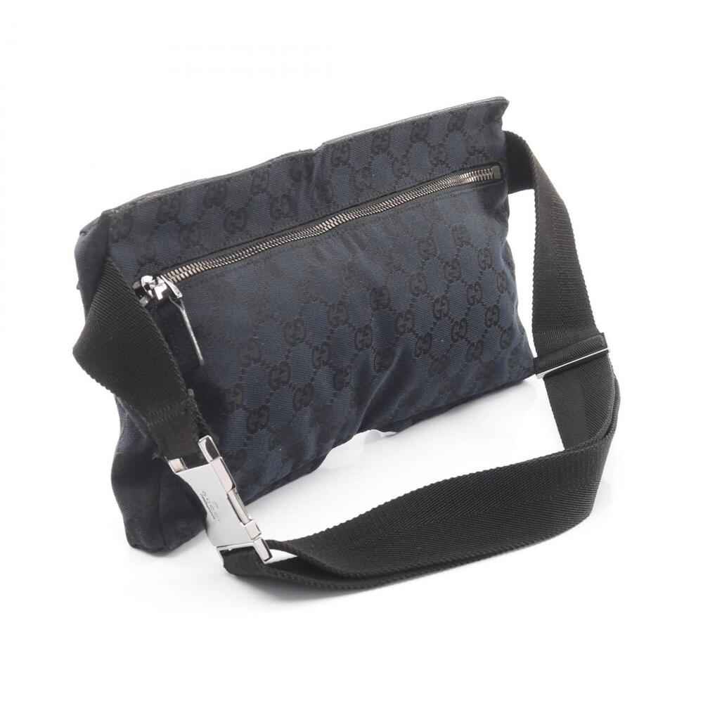 GUCCI Authentic Black Leather Fanny Pack - Picture 2 of 8